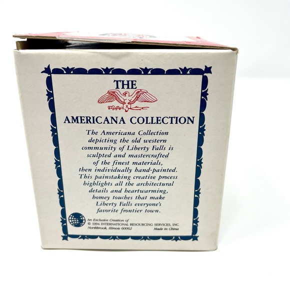 Vintage Liberty Falls The Americana Collection HandPainted Buildings Village 90s - Picture 9 of 11